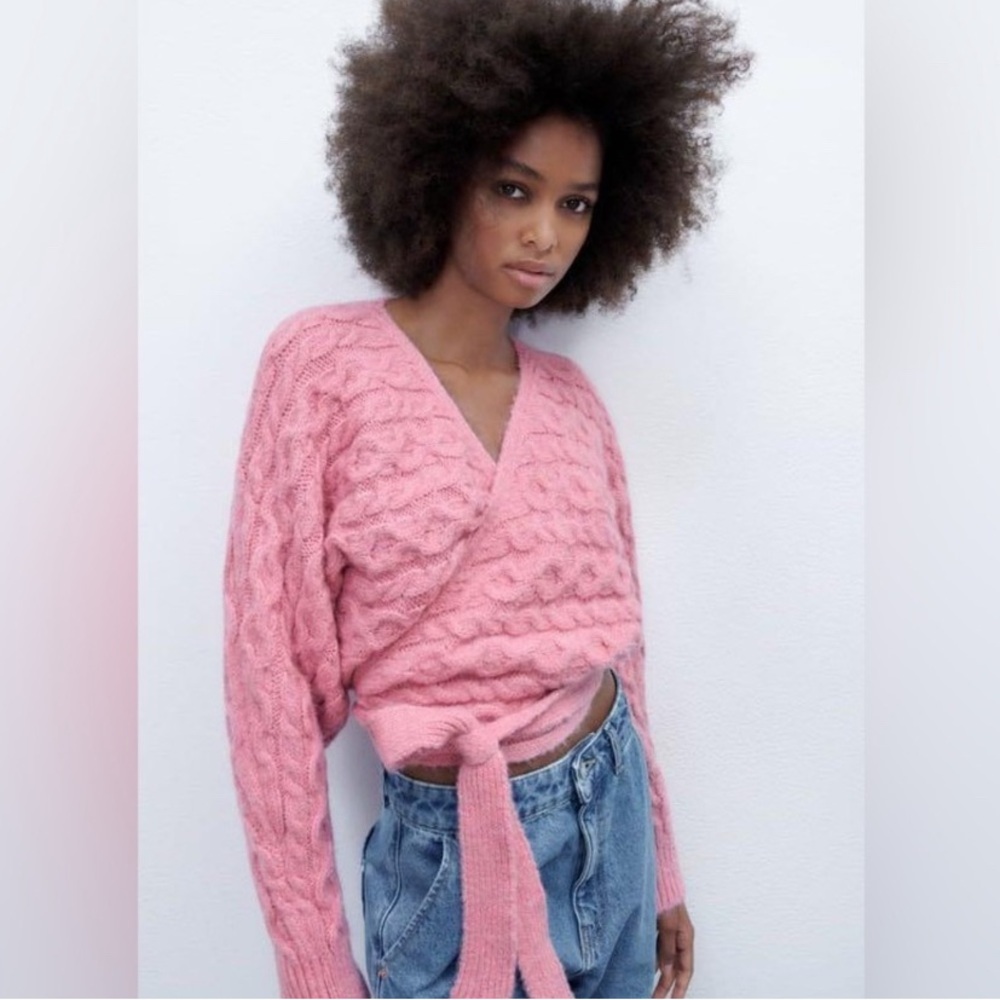 Zara cozy knit wrap